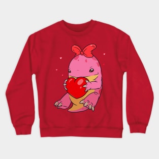 Quaggan with heart Crewneck Sweatshirt